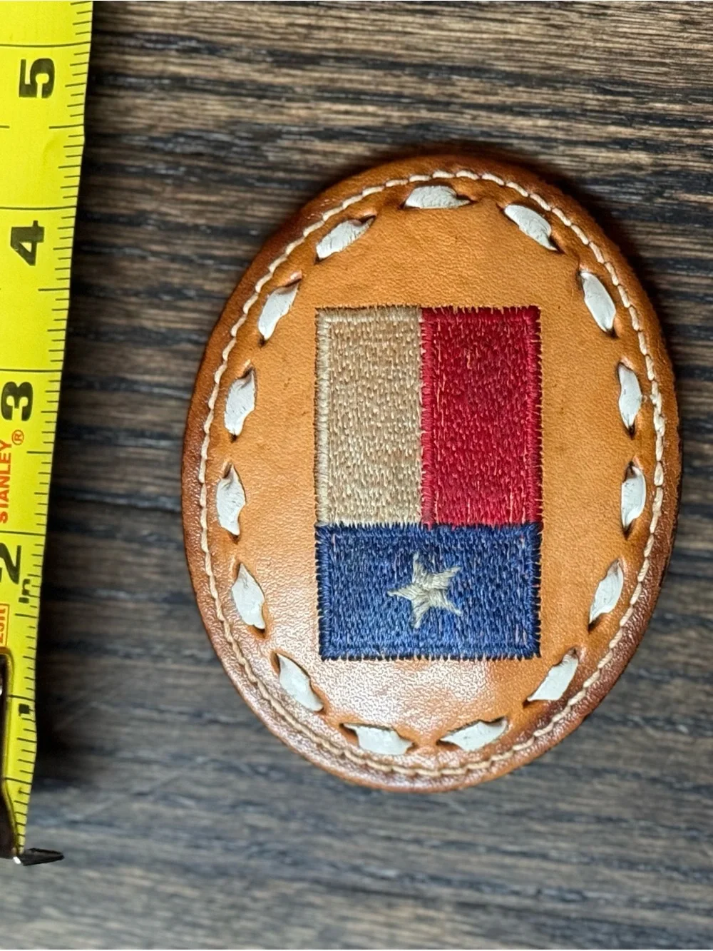 N/A orange leather